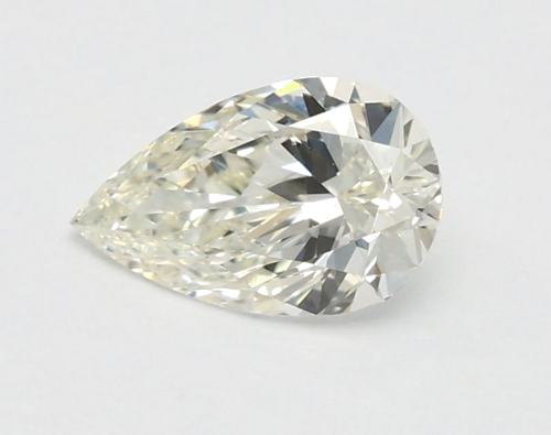 0.53 carat K-VVS1 Natūralus Pear Deimantas (1)