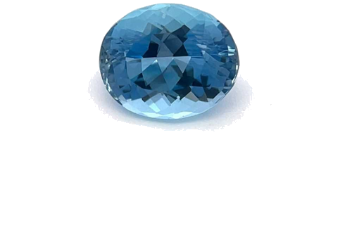 3.96 carat BLUE Oval Aquamarine (1)