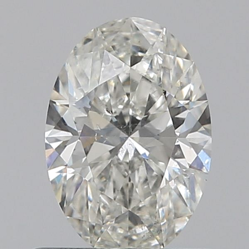 0.6 carat I-SI2 Natūralus Oval Deimantas (1)