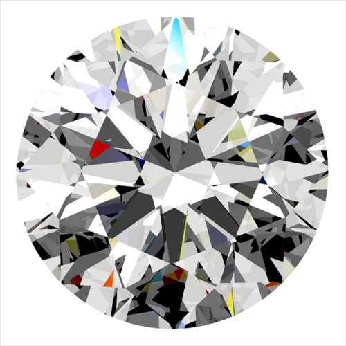 0.3 carat E-SI1 Excellent cut Natūralus Round Deimantas (1)