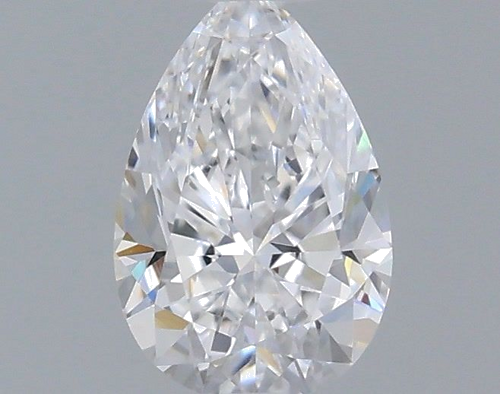 0.3 carat D-VS1 Natūralus Pear Deimantas (1)