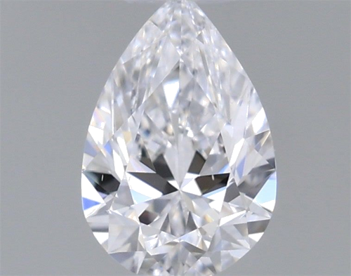 0.3 carat D-VS2 Natūralus Pear Deimantas (1)