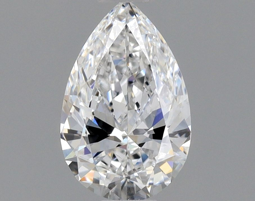 0.5 carat D-VS2 Natūralus Pear Deimantas (1)