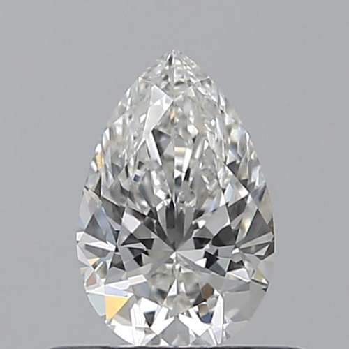 0.43 carat G-VVS1 Natūralus Pear Deimantas (1)