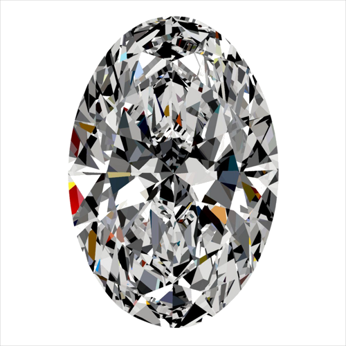 0.31 carat D-SI1 Natūralus Oval Deimantas (1)