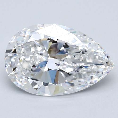 4.01 carat E-VS1 Natūralus Pear Deimantas (1)