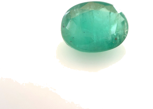 1.96 carat GREEN Oval Smaragdas (1)