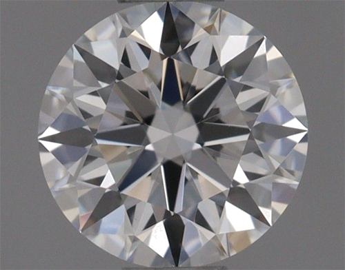 0.44 carat F-VVS2 Excellent cut Natūralus Round Deimantas (1)