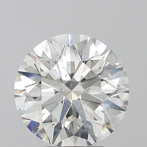 3.51 carat I-SI2 Excellent cut Natūralus Round Deimantas (1)