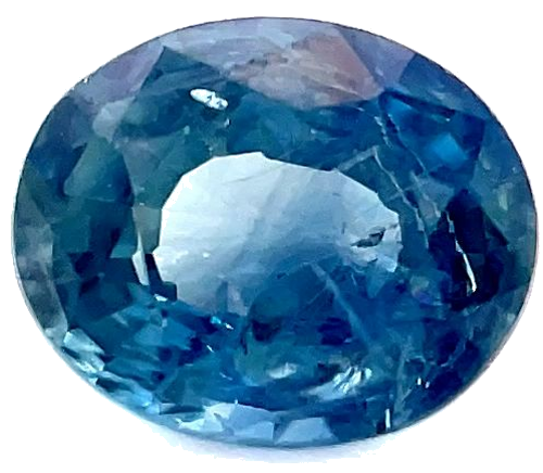 0.48 carat BLUE Oval Safyras (1)