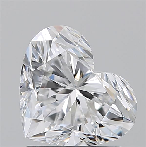 1.7 carat D-VVS2 Natūralus Heart Deimantas (1)