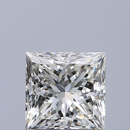 0.7 carat I-VVS1 Natūralus Princess Deimantas (1)