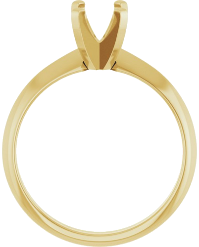 Sužadėtuvių Žiedas „Lightweight Solitaire“ 14k yellow gold Elongated Cushion 7mm x 5mm (2)