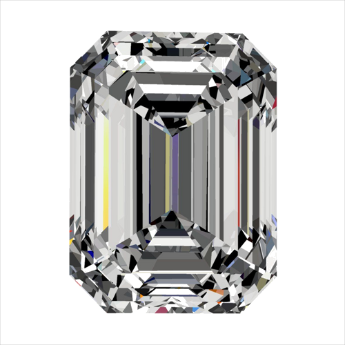 0.3 carat E-VS2 Natūralus Emerald Deimantas (1)