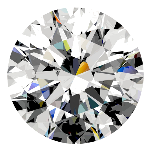 0.33 carat H-VS1 Excellent cut Natūralus Round Deimantas (1)