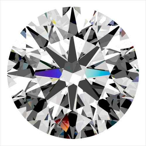 0.32 carat H-SI1 Excellent cut Natūralus Round Deimantas (1)