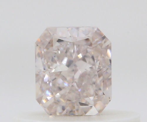 0.41 carat Light Pink-SI1 Natūralus Radiant Deimantas (1)