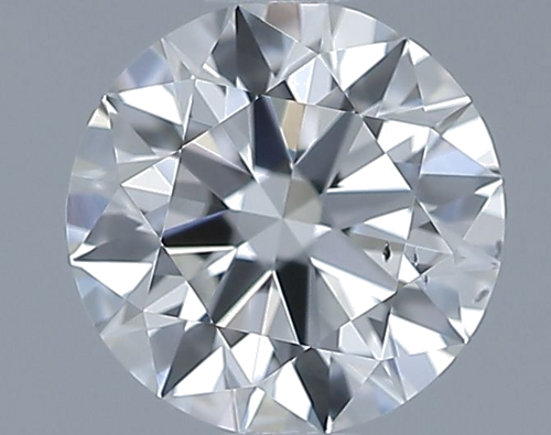 0.53 carat F-SI1 Excellent cut Natūralus Round Deimantas (1)