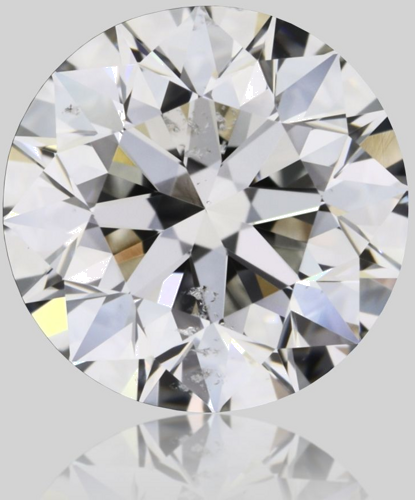 0.9 carat G-SI2 Excellent cut Natūralus Round Deimantas (1)