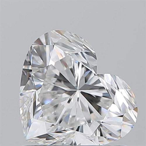 1.02 carat F-VVS2 Natūralus Heart Deimantas (1)