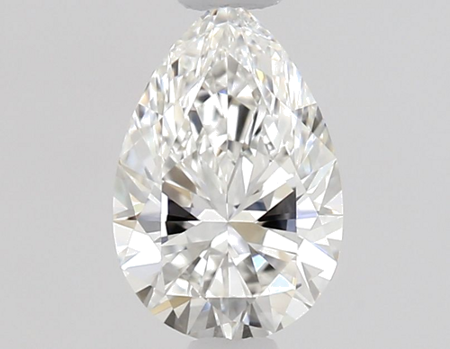 0.52 carat F-VVS1 Natūralus Pear Deimantas (1)