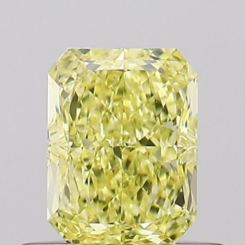 0.5 carat Fancy Intense Yellow-SI1 Natūralus Radiant Deimantas (1)