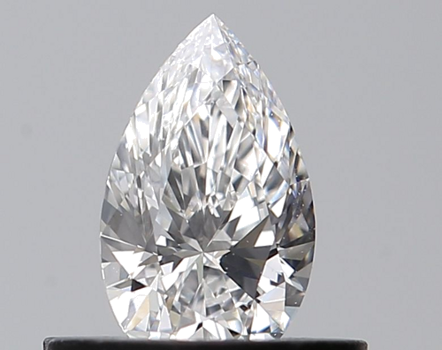 0.4 carat D-VVS2 Natūralus Pear Deimantas (1)
