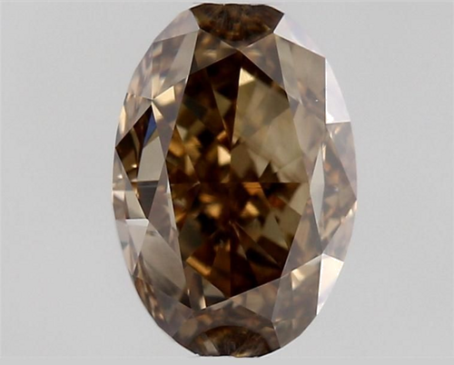 1.01 carat Fancy Dark Yellowish Brown-VS2 Natūralus Oval Deimantas (1)