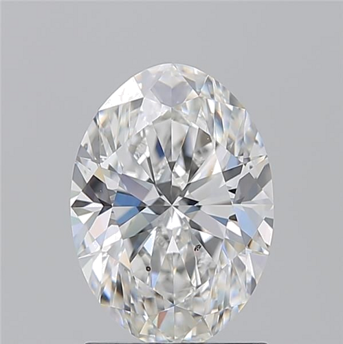 1.72 carat F-SI1 Natūralus Oval Deimantas (1)