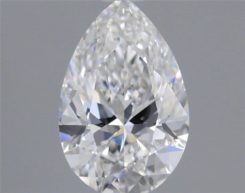 0.45 carat F-VVS1 Natūralus Pear Deimantas (1)