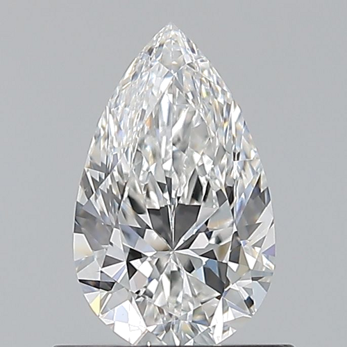 0.7 carat E-VS1 Natūralus Pear Deimantas (1)