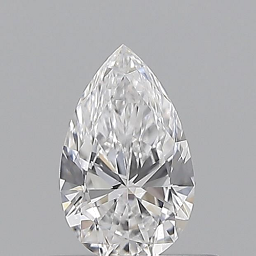 0.5 carat D-VVS2 Natūralus Pear Deimantas (1)