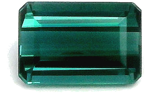 0.6 carat GREEN STEP cut Octagonal Tourmaline (1)