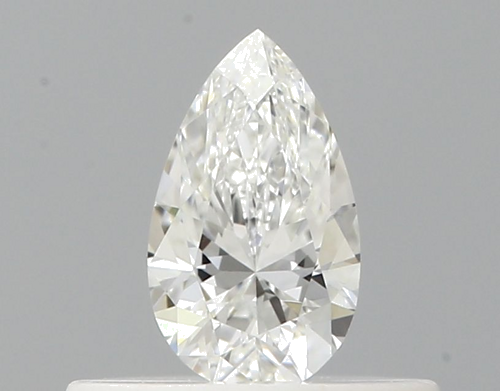 0.27 carat F-IF Natūralus Pear Deimantas (1)