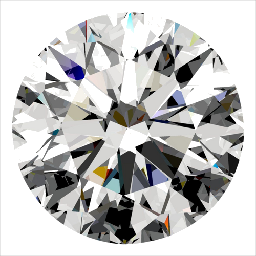 0.35 carat D-VVS1 Excellent cut Natūralus Round Deimantas (1)