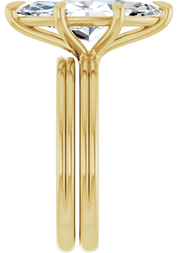 Sužadėtuvių Žiedas „Claw-Prong Solitaire“ 14k yellow gold Marquise 16mm x 8mm (9)