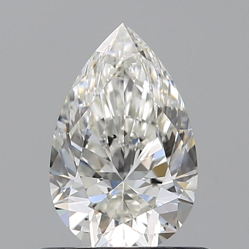0.72 carat I-SI1 Natūralus Pear Deimantas (1)