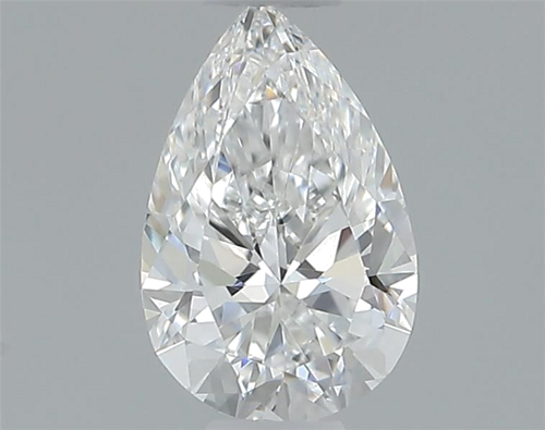 0.3 carat E-VVS2 Natūralus Pear Deimantas (1)