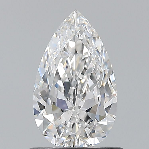 0.71 carat E-VVS1 Natūralus Pear Deimantas (1)