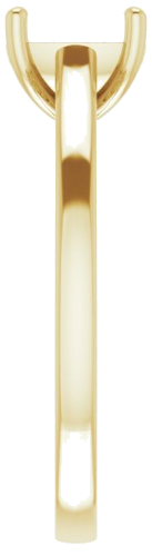 Sužadėtuvių Žiedas „Solitaire“ 585 Geltonojo Aukso Oval 8mm x 6mm (4)