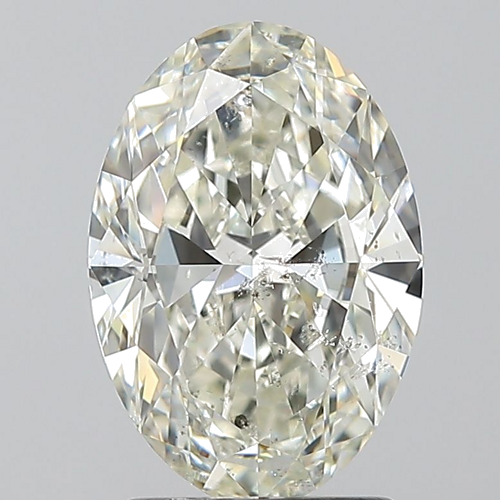 2.02 carat K-SI2 Natūralus Oval Deimantas (1)