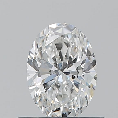 0.51 carat F-SI2 Natūralus Oval Deimantas (1)