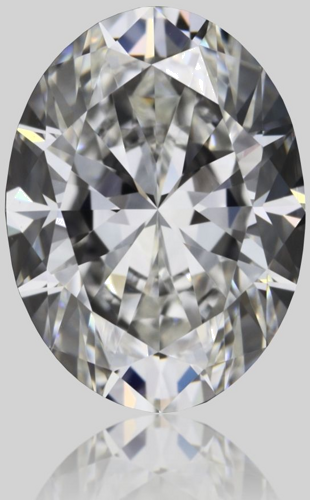 0.76 carat F-VVS2 Natūralus Oval Deimantas (1)