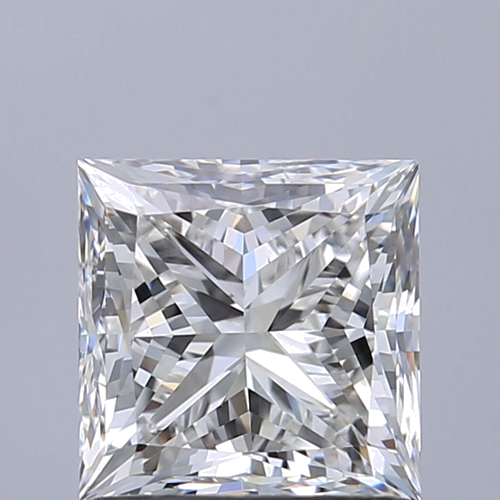 1.2 carat F-VVS2 Natūralus Princess Deimantas (1)