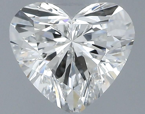 0.5 carat G-VS1 Natūralus Heart Deimantas (1)