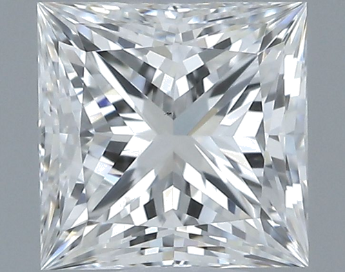 0.54 carat F-SI1 Natūralus Princess Deimantas (1)