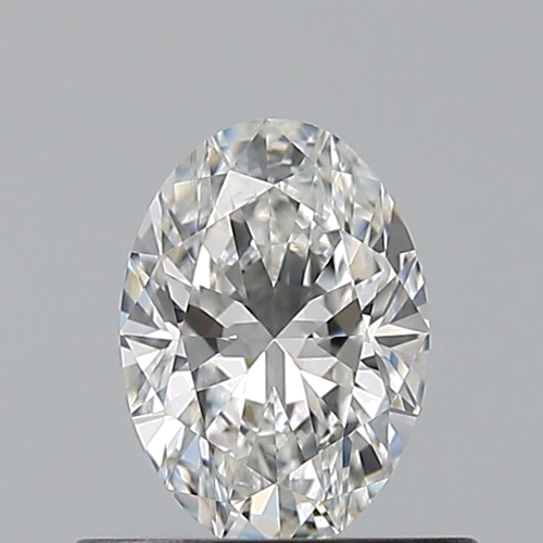 0.5 carat F-VVS2 Natūralus Oval Deimantas (1)