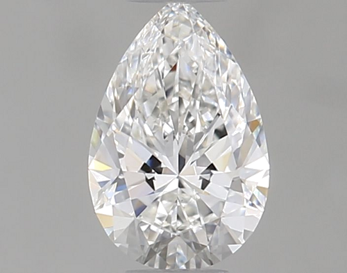 0.4 carat F-VS1 Natūralus Pear Deimantas (1)
