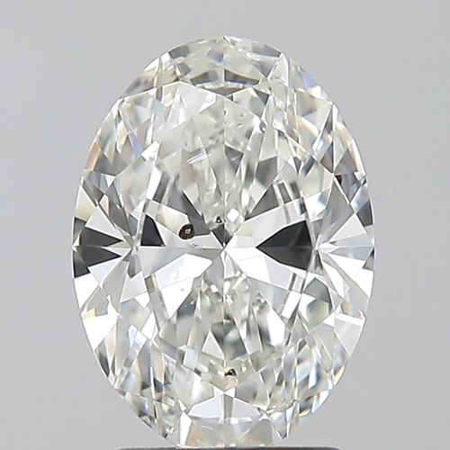 2.01 carat H-SI2 Natūralus Oval Deimantas (1)