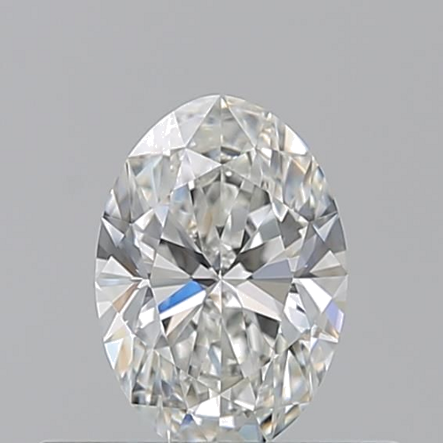 0.4 carat G-VVS1 Natūralus Oval Deimantas (1)